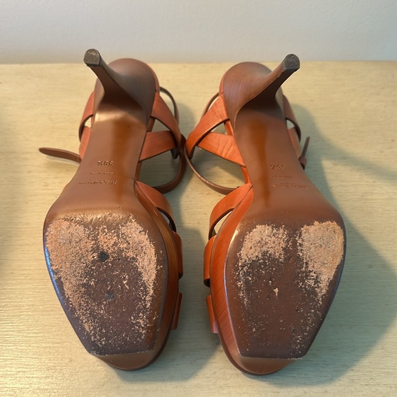 SAINT LAURENT TRIBUTE PLATFORM SANDAL - Picture 9 of 9